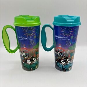 2024 Walt Disney World Resort  2 Cups Mugs Mickey & Friends Souvenir Memorabilia